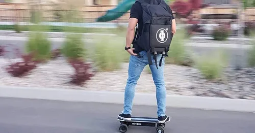 Miniatura 8 de GoRide Sling Single Strap Eléctrico Longboard Monopatín Mochila Portador con Soporte para Laptop