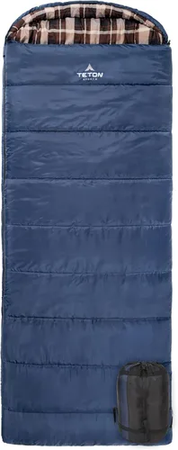 Miniatura 15 de TETON Celsius XL, -25, 20, 0 Degree - Saco de dormir duradero y cálido para adultos y niños. Camping hecho fácil y cálido. Saco de compresión Azul