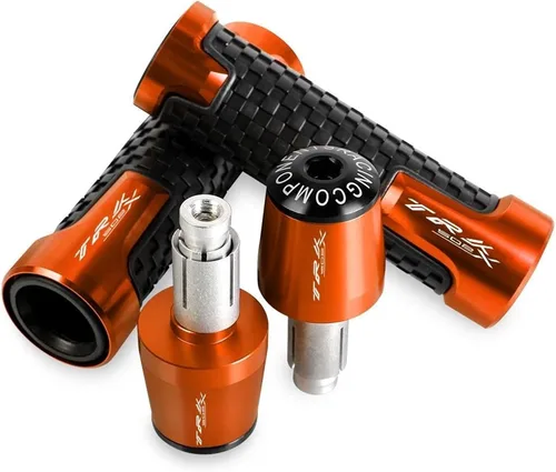 Miniatura 11 de Motocicleta para Benelli TRK502X TRK 502X 2020 2021 2022 Manillar de motocicleta, peso final, agarres para manillar, tapa antivibración deslizante