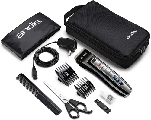 Andis 24440 Select Cut Kit de cable de cuchilla ajustable de 5 velocidades/cortadora inalámbrica, 10 unidades, color negro