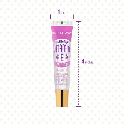 Miniatura 8 de Ruby Kisses Broadway Vita-Lip Brillo de labios transparente (paquete de 7) Bálsamo labial ultrahidratante y calmante con vitaminas, acabado de alto