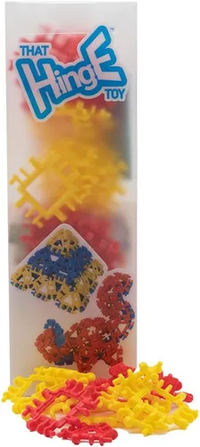 Miniatura 12 de That Hinge Toy - Juego de 82 piezas azul + rosa, animal + más juguete de construcción STEM