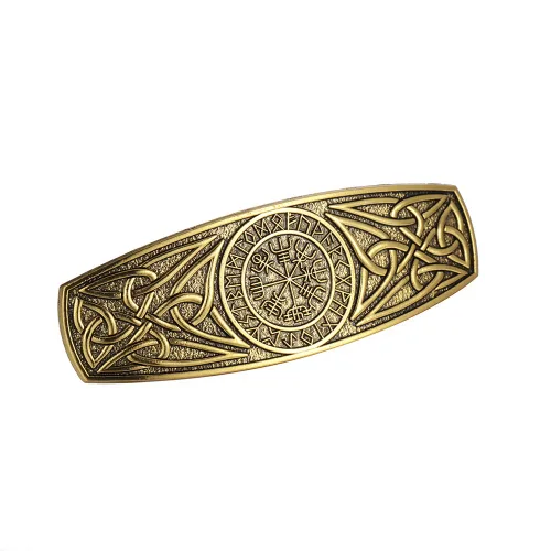 Miniatura 13 de TEAMER Moda vintage nudo celta clip de pelo pasadores de metal accesorios para el cabello patrón grabado headwear styling para las mujeres Águila