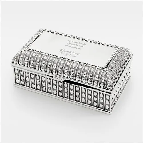 Miniatura 4 de THINGS REMEMBERED Caja de recuerdo rectangular antigua (personalización gratuita)