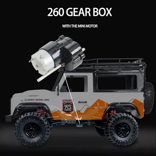 Miniatura 6 de GoolRC MN99 RC Rock Crawler, coche de control remoto a escala 1:12, camión RC todoterreno 4WD de 2.4 GHz, auto de escalada en todos los terrenos