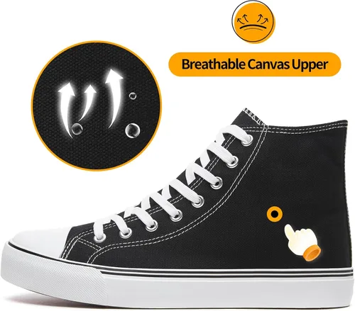 Miniatura 2 de ZGR Tenis de lona para hombre, con cordones, clásicos, casuales, para caminar