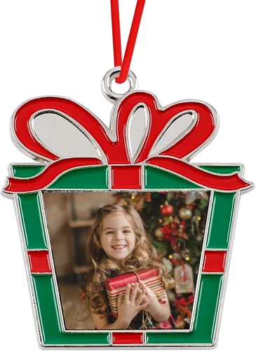 Miniatura 15 de Adornos personalizados de Navidad con foto/nombre, adornos personalizados de Navidad 2024, impresión de doble cara para árbol de Navidad, hogar