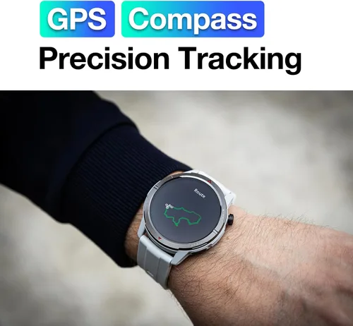 Miniatura 5 de AGM Legion - Reloj inteligente GPS resistente, resistente al agua 5 ATM, a prueba de golpes y caídas, más de 100 modos deportivos, llamadas