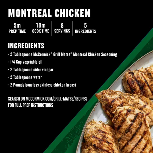Miniatura 10 de McCormick Grill Mates Especias de pollo Montreal