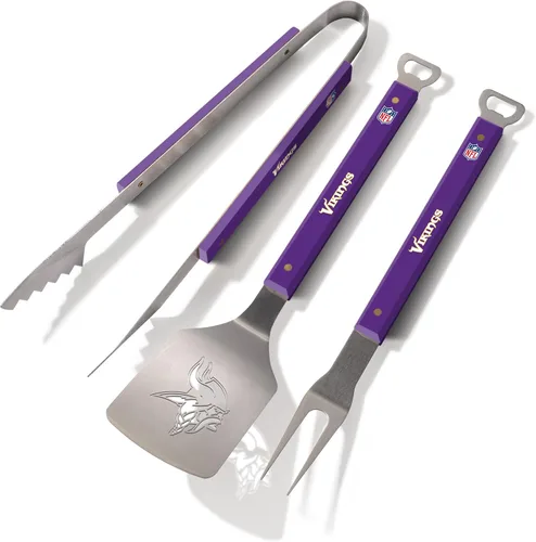 Miniatura 8 de YouTheFan NFL Spirit Series - Juego de barbacoa de 3 piezas