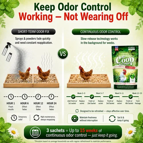 Miniatura 5 de Little Coop Recouper Una nueva generación de desodorante de gallinero urbano Fórmula única para liberación lenta Aroma fresco natural