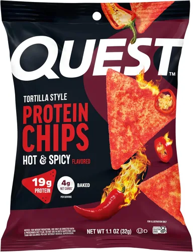Miniatura 31 de Quest Tortilla Style - Paquete variado de chips de proteína, chile lima, queso nacho, tacos cargados, 12