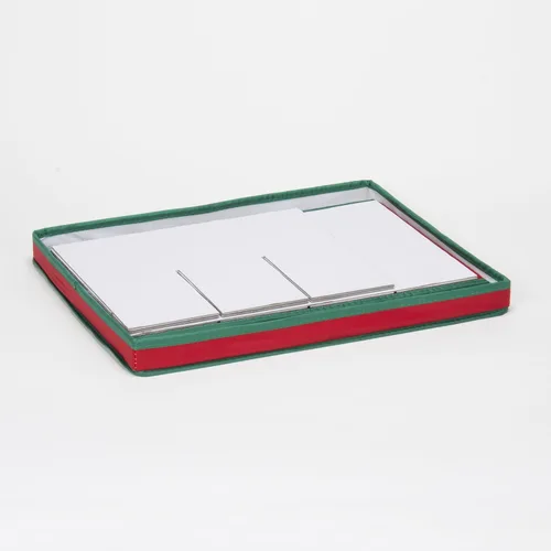 Miniatura 4 de Household Essentials Caja de almacenamiento para copas con ventana, con tapa, 12 compartimentos de almacenamiento, asas dobles, perfecta