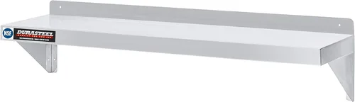 Miniatura 11 de DuraSteel Estante de acero inoxidable para montaje en pared, 24 pulgadas de ancho x 14 pulgadas de profundidad, grado comercial, certificado NSF