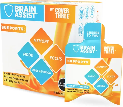 Miniatura 13 de Suplemento cerebral nutricional para niños, mejora la memoria del niño, enfoque, calma, apoya el cerebro, inmune, visión, salud del corazón, aceite