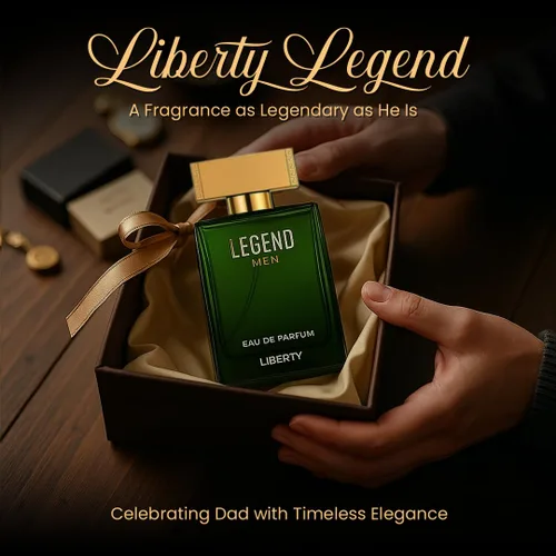 Miniatura 6 de Liberty Legend Eau de Parfum para hombre, perfume de larga duración con notas orientales amaderadas audaces, fragancia de lujo distintiva