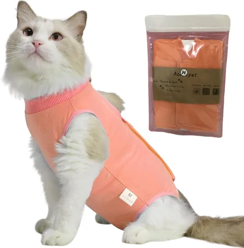 Miniatura 8 de Traje de recuperación para gatos, enterizo para gatos después de la cirugía, esterilización quirúrgica, heridas abdominales, enfermedades