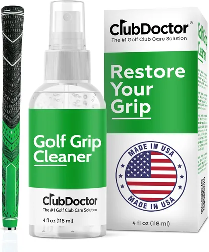Club Doctor Limpiador de agarre de golf, seguro para todos los tipos de agarre, restaura la adherencia, mejora la sensación de agarre y aumenta la