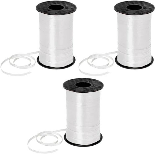 Miniatura 29 de PMU Tira de cinta rizadora negra de 500 yardas x 3/16 pulgadas para envolver regalos, decoración de cumpleaños, celebraciones, fiestas, accesorios