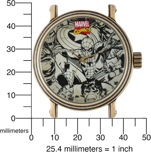 Miniatura 5 de Marvel Spider-Man - Reloj analógico vintage de cuarzo para adultos