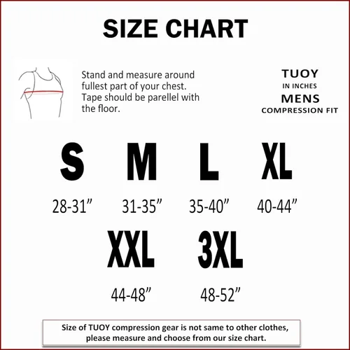 Miniatura 6 de TUOY - Camiseta acolchada de compresión para hombres, protector de pecho y costillas para fútbol, paintball, béisbol