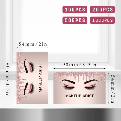 Miniatura 3 de Tarjetas de visita personalizadas con tu logotipo, tarjeta impresa personalizada para fotos de pequeñas empresas, parte delantera y trasera