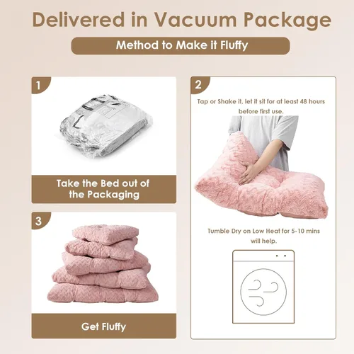 Miniatura 4 de EHEYCIGA Cama lavable para perros medianos para jaula de 29 x 21 pulgadas, almohadilla reversible para perreras para perros con un peso de hasta 35