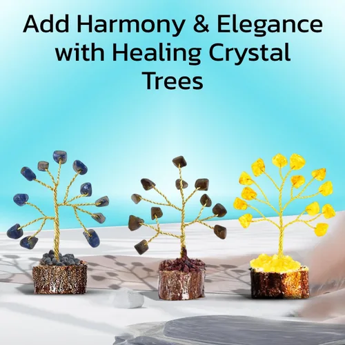 Miniatura 5 de Conjunto de Árboles de Cristal de 12 Regalos Únicos de Cumpleaños para Mujeres, Hermana, Mamá, Decoración de Hogar y Oficina, Decoración de Estante