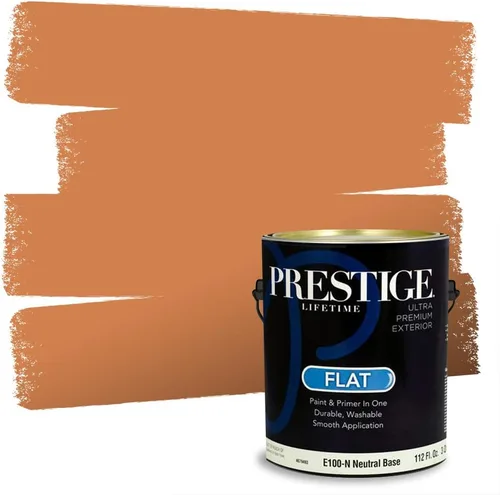 Miniatura 53 de PRESTIGE Pintura exterior e imprimación en uno, bronceado Aberdeen, plano, 1 galón