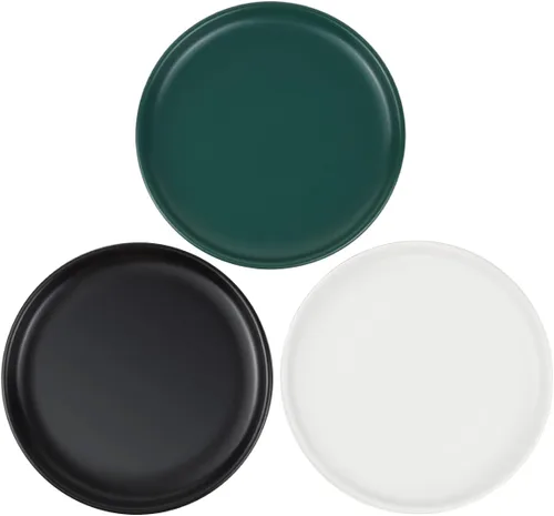 Miniatura 12 de Plato de cerámica poco profundo para gatos de 6 pulgadas, cuencos de comida para gatos sin fatiga, plato ancho y pequeño para gatitos y gatitos