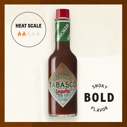 Miniatura 4 de TABASCO® Brand Chipotle - Salsa de pimienta, 5 onzas (paquete de 12)
