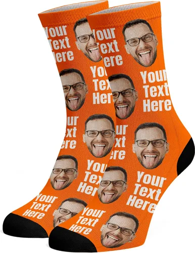 Calcetines de cara personalizados, calcetines divertidos con caras para hombres, mujeres, amantes de los perros, regalos personalizados