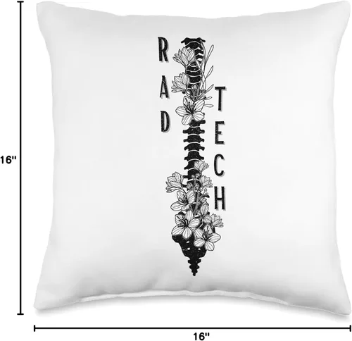 Miniatura 4 de Xray Tech Radiologic Technologist Radiology Rad Te Xray Technologist Radiology Rad Tech - Almohada graduada, 16 x 16 pulgadas, multicolor