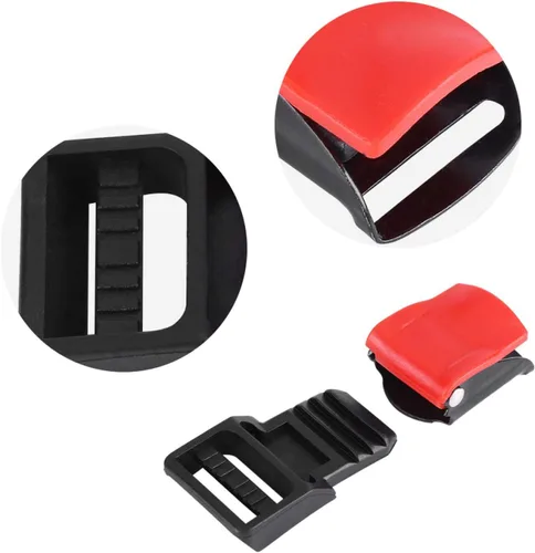 Miniatura 8 de Clip de velocidad para casco de motocicleta, 5 piezas de clip de velocidad para casco de motocicleta, hebilla de correa de barbilla, hebilla