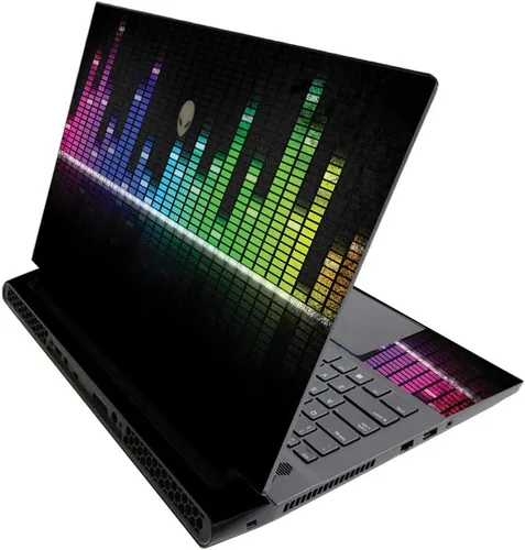 Miniatura 377 de MightySkins - Skin brillante con purpurina para Alienware M17 R3 (2020) y M17 R4 (2021) - Diversión de los años 90 Acabado duradero con purpurina