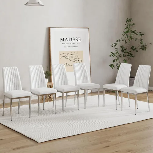 Miniatura 13 de Sillas De Comedor Juego de 4 Sillas De Comedor Juego de 4 Sillas De Comedor para Comedor, Juego de 4 Sillas De Comedor para Comedor, Cocina, Sala
