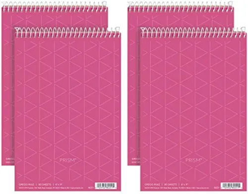 Miniatura 10 de Tops Prism 6 x 9 Gregg Ruled Steno Cuaderno, 80 perforadas hojas/libro, Azul 80