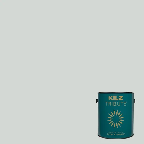 Miniatura 146 de KILZ TRIBUTE Pintura e imprimación, para interiores, semibrillante, Vintage Indigo, 1 galón Índigo Victoria