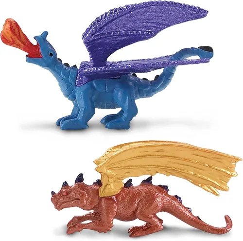 Miniatura 4 de Safari Ltd. Lair Of The Dragons Collection 1 Designer Toob - 6 figuras de dragón en miniatura para juegos temáticos de fantasía, niños, niñas
