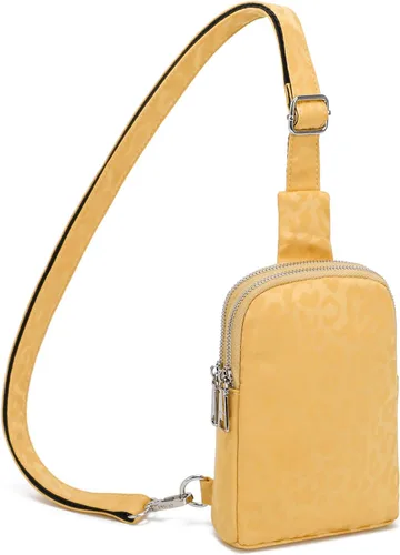 Miniatura 16 de INICAT Bolsos cruzados pequeños de nailon para mujer, bolsa de 1 litro para hombre, bolsa de hombro, riñonera, artículos esenciales de viaje