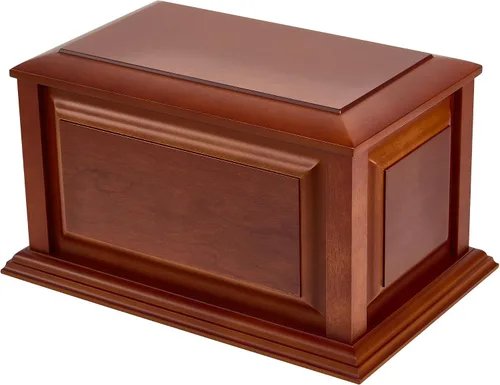 Miniatura 4 de Caja de urna de cremación funeraria de madera extra grande hecha a mano para cenizas humanas adultas de hasta 225 libras