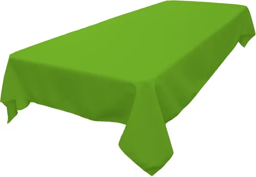 Miniatura 234 de LA Linen Mantel rectangular lavable de popelín de poliéster, resistente a las manchas y a las arrugas, cubierta de mesa 60x84, mantel de tela