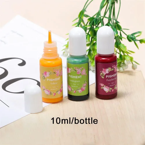 Miniatura 2 de Mezcla de resina epoxi UV de 0.3 fl oz, pigmento líquido, pigmento de resina colorante, secado rápido, manualidades, herramientas de fabricación