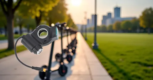 Miniatura 9 de Alomejor Cerradura eléctrica del interruptor del manillar de la vespa de 10 pulgadas, construcción del ABS, pantalla digital de la energía
