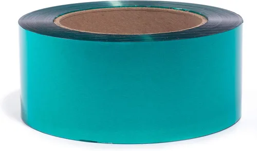 Miniatura 12 de Anderson's Rollo de serpentina metálica brillante negra, cinta de PVC de 2 pulgadas x 500 pies para envoltura de regalos, decoración de bodas