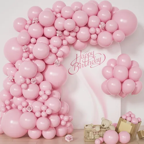 Miniatura 10 de Kit de arco de globos negros, 129 piezas de diferentes tamaños 18, 12, 10, 5 pulgadas, kit de guirnalda de globos negros para graduación, Halloween