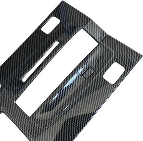 Miniatura 4 de ruihe Patrón de fibra de carbono para palanca de cambios de coche, panel de consola, cubierta de marco compatible con Honda Accord 2013 2014 2015