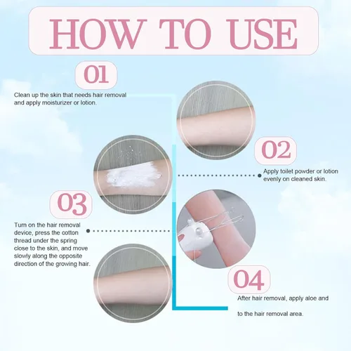 Miniatura 6 de Depiladora eléctrica de belleza para mujer, depiladora de belleza facial eléctrica inalámbrica, depilación facial para mujeres, removedor de vello