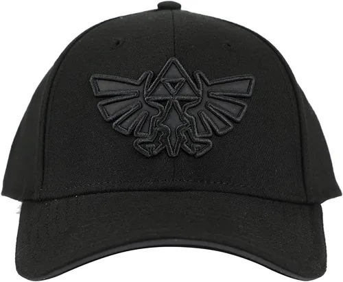 Bioworld Triforce - Gorro de élite bordado holográfico, color negro, Negro -