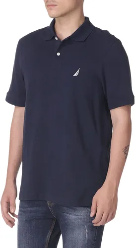 Miniatura 2 de Nautica Polo de piqué de algodón sólido de manga corta para hombre